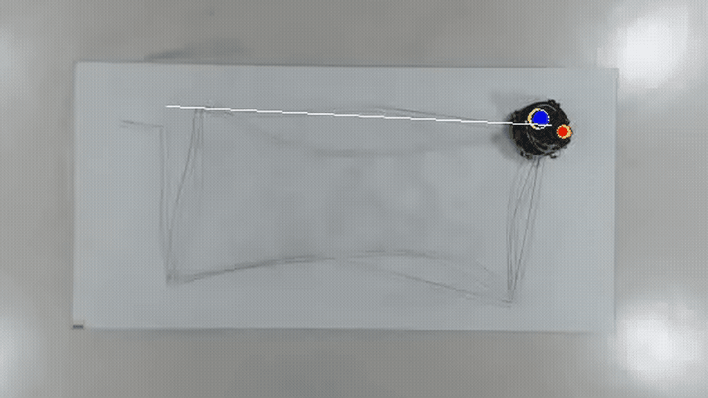 Minus E instructed to draw a rectangle